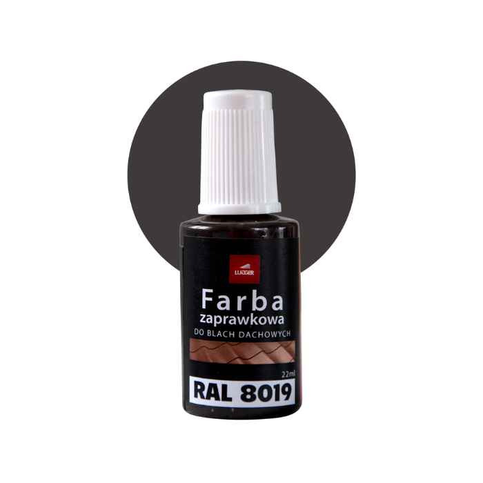 Фарба заправочна для дахових покриттів 22 ml, RAL 8019