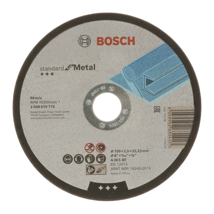 Диск відрізний по металу Bosch Standard 125*1.6 мм