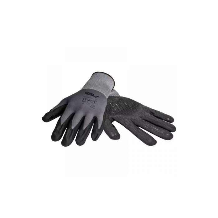 Рукавички HandWerk TitanGrip, 5 ниток (чорні, крапка)