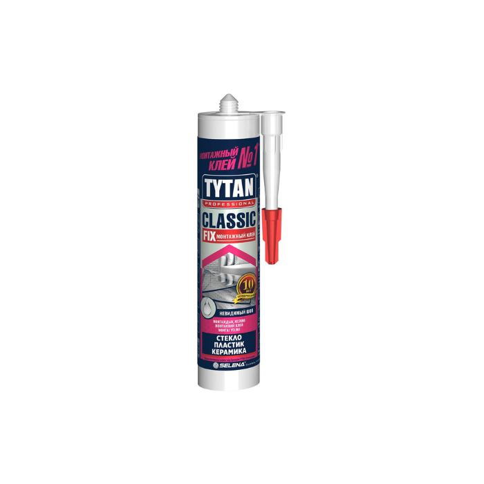 Клей монтажний безколірний Tytan Classic Fix 310 мл (LQ).