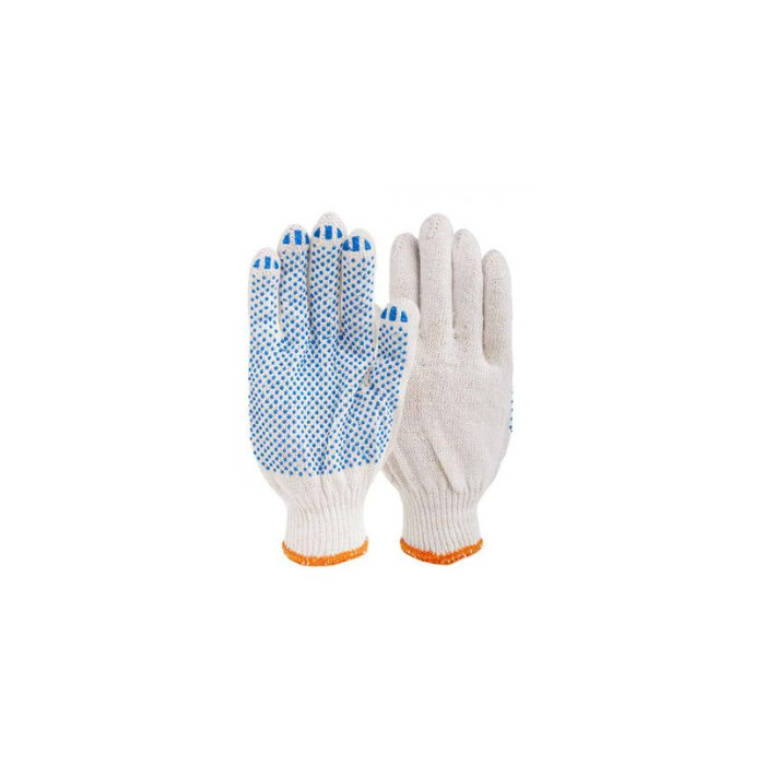Рукавички HandWerk FlexFit, 3 нитки (білі, крапка)