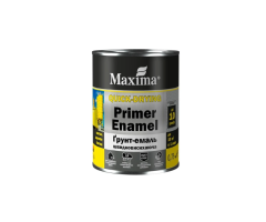 Грунт-емаль швидковисихаюча, чорна мат ТМ "Maxima" - 2.5 кг