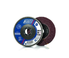 Диск пелюстковий торцевий Титан Абразив 125мм Р40