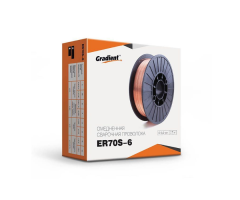 Дріт для зварювання Gradient ER70S-6d 0.6 мм котушка 1 кг