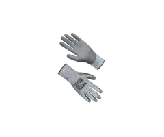 Рукавички "Anticut" синтетичні сірі з сірим поліуретановим покриттям ACL9330 