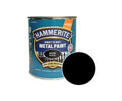Краска Hammerite SATIN (черная) 0,75л