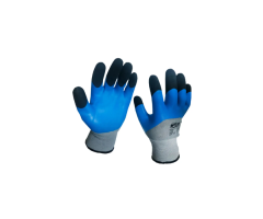 Рукавички WERK з синім латексним покриттям