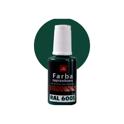 Заправочная краска для кровельных покрытий 22 ml, RAL 6005