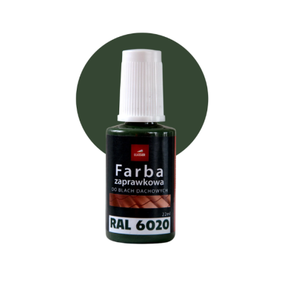 Заправочная краска для кровельных покрытий 22 ml, RAL 6020