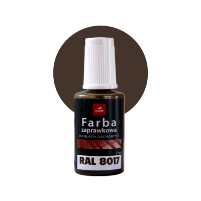 Заправочная краска для кровельных покрытий 22 ml, RAL 8017