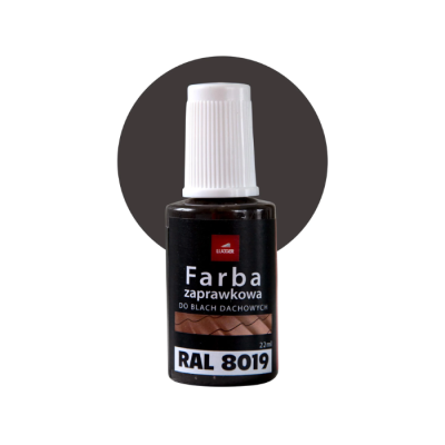 Заправочная краска для кровельных покрытий 22 ml, RAL 8019