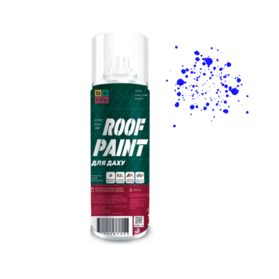 Фарба Belife Roof Paint синій напівматова (RAL 5002) 400мл