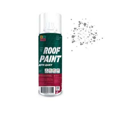 Фарба Belife Roof Paint сірий напівматова (RAL 7004) 400мл