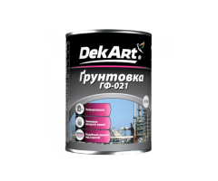 Грунт ГФ-021 серая ТМ 'DekArt' - 0,9 кг
