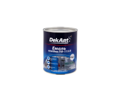 Эмаль алкидная ПФ-115П желтая ТМ "DekArt" - 0,9 кг.