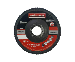 Диск пелюстковий конічний HAISSER 125х22,2 P60, Т29 