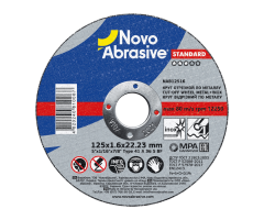 Диск відрізний по металу + нерж NovoAbrasive STANDARD 180*1,6мм 