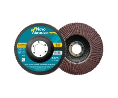Диск лепестковый торцевой NovoAbrasive Standard 125*22,2мм т29 P60